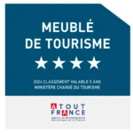 classement-atout-france-4-étoiles Pannonceau de classement 4 étoiles en meublé de tourisme